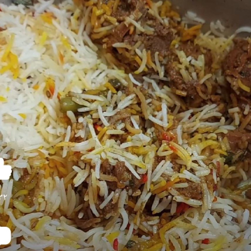 برياني اللحم وبرياني الدجاج